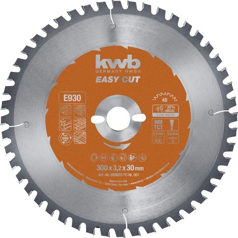 kwb Kreissägeblatt 300 x 30 mm, Made in Germany, Nagelfest, für Holz mit Metallresten, Universal Sägeblatt für z.B. Metalle, Holz und Kunstoffe (1/5)