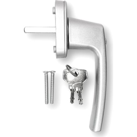 Ensemble de poignées de sécurité en aluminium pour fenêtre avec verrou de sécurité enfant à clé pour la maison