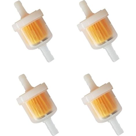 Set of 4 filters to fuel universal for car 6 mm , The level d'encrassement is easily visible thanks to their transparence (1/5)
