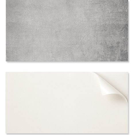 Azulejos de vinilo autoadhesivos para decoraci贸n de paredes con textura de hormig贸n visto, 10x40x20 cm.