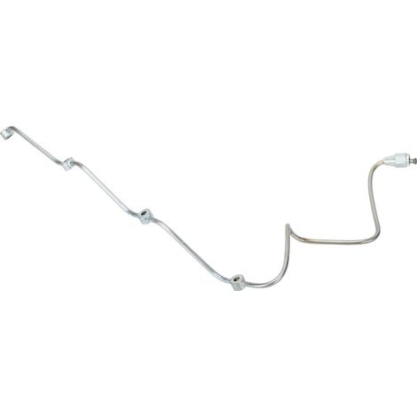 Injecteur retour ligne S4K compatible pelle Caterpillar E120B (réf. CG-10-180), conduit carburant haute performance. (1/5)