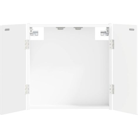 vidaXL Armario para dianas DELFT Blanco 52,5 x 10,5 x 53,5 cm (1/2)