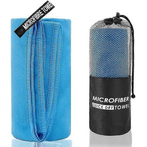 Serviette de bain à séchage rapide (40 x 80 cm) en microfibre, idéale pour la plage et le sport. (1/5)