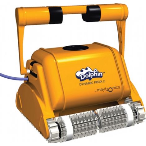 Maytronics Dolphin – Robot piscine électrique 25m – Nettoyage gyroscopique précis – Double filtre pour impuretés – Longueur câble 30m – Taux d'aspiration 17 m3/h (1/3)