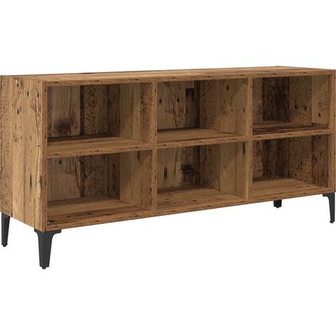 Old Wood TV Stand Old Wood Engineered wood, Metal Medium Storage vidaXL (1/5)