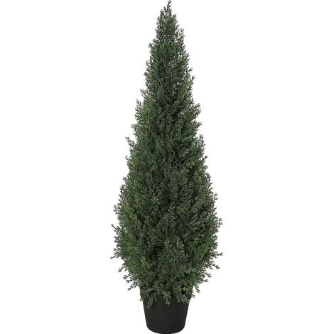 Alberi artificiali, alti 90 cm, realizzati in poliestere, adatti per uso interno ed esterno, design realistico, non richiedono manutenzione. (1/5)