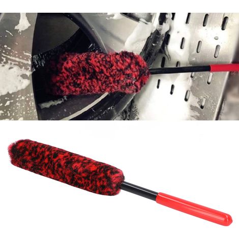 Brosse universelle pour jantes de voiture, brosse portable pour pneus, brosse de nettoyage de voiture, brosse de lavage de jantes (1/5)