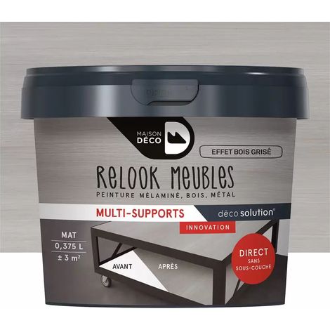 Peinture meubles Relook Meubles Effet Bois Bois grisé 0,375 L (1/2)