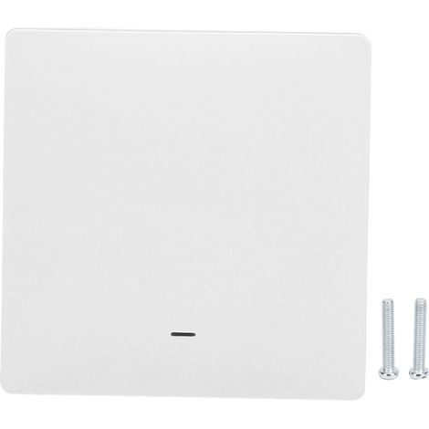 Interrupteur mural intelligent bouton poussoir, commande vocale à distance via application, minuterie pour Zigbee, AC 100-240V, 1 gang. (1/5)