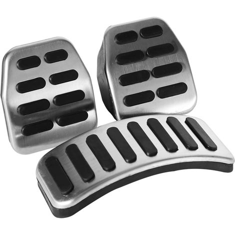 GARRYFIZH Kit de pédales manuelles, 3 pièces, en acier inoxydable poli, idéal pour la décoration.