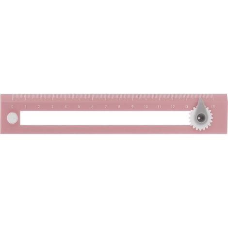 Compass Ruler Two in One High Accurate Student Drawing Compass Straightedge Learning ToolPink (1/5)