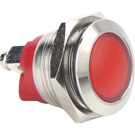 0,6-Zoll-LED-Anzeige, Lichtanzeige, feuerfester Sockel, IP66 wasserdicht, universell (rot) (1/5)