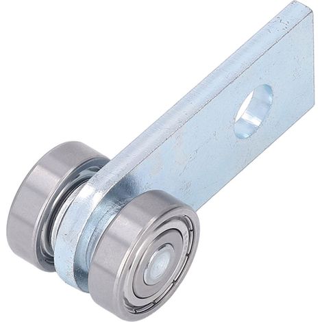 Ortviai Roulement de chariot 2 roues en acier carbone et inox pour rail profilé haut – robuste et anti-corrosion