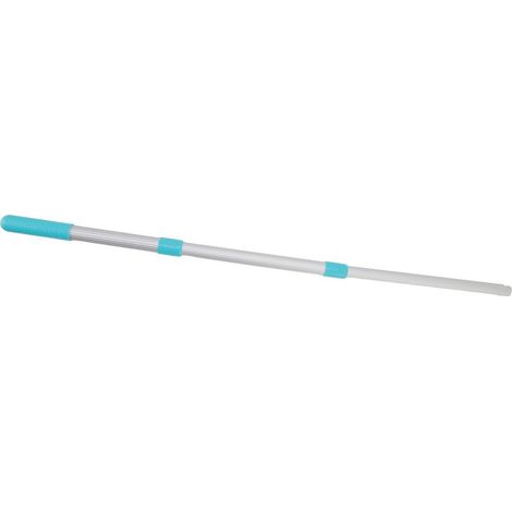 Perche télescopique pour piscine 3 sections en aluminium avec filet de nettoyage - Accessoire d'entretien (1/5)
