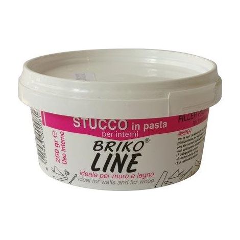 STUCCO PASTA BRIKO LINE - BIANCO GR 250- 24 pezzi