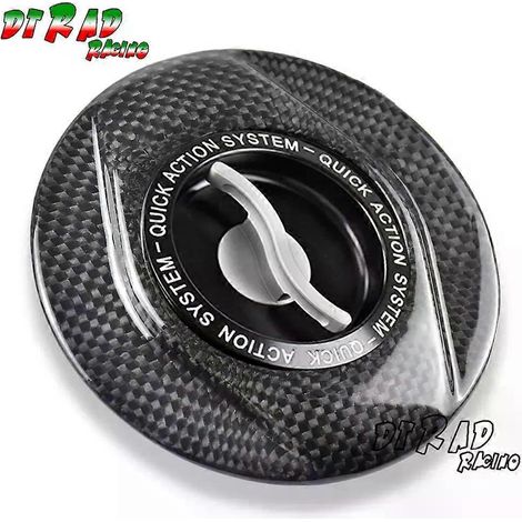 Bouchon de réservoir d'essence racing en fibre de carbone pour moto DUCATI SUPERSPORT S/950/950S, système antivol à verrouillage par clé, couvercle de réservoir d'essence (1/5)