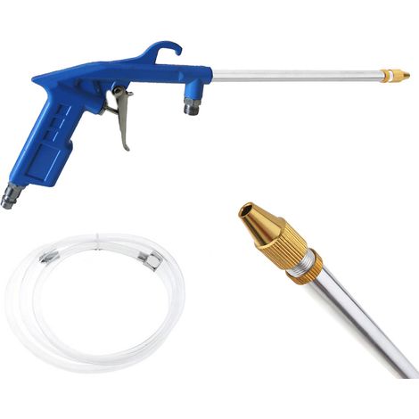 Pistola soffiaggio aria compressa innesto rapido a canna 230mm compressore 05092 (1/2)