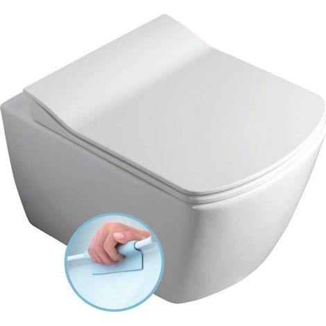 Sapho Sanitärkeramik - Wand-WC Glanc, Rimless, weiß GC321