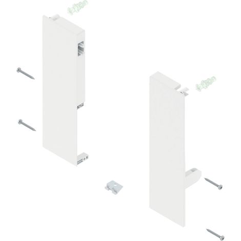 Blum Tandembox Antaro Fronthalter Höhe D - Fronthalterung passend zu Innenauszug, Kunststoff grau (1/2)