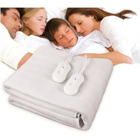Couverture chauffante pour 2 personnes 160 X 140 CM