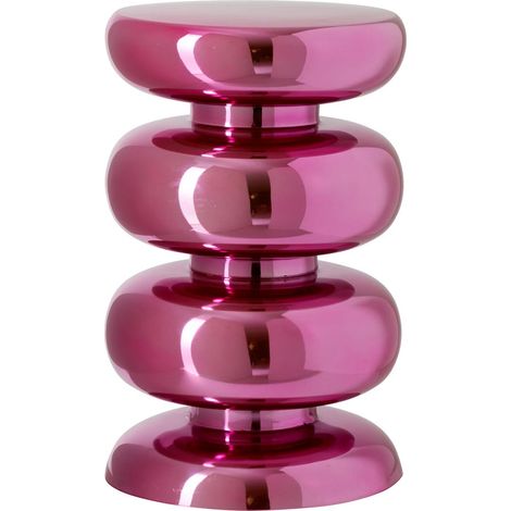 Tabouret Brillant Design "Tilde" 47cm Rose (1/2)