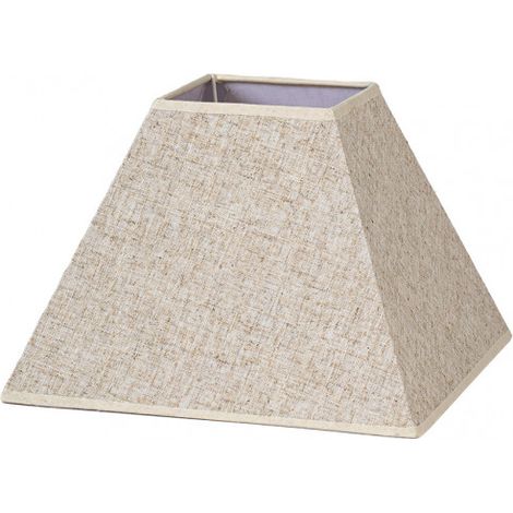 Tenorio paralume piramidale e27 lino beige 45dx20dx32h