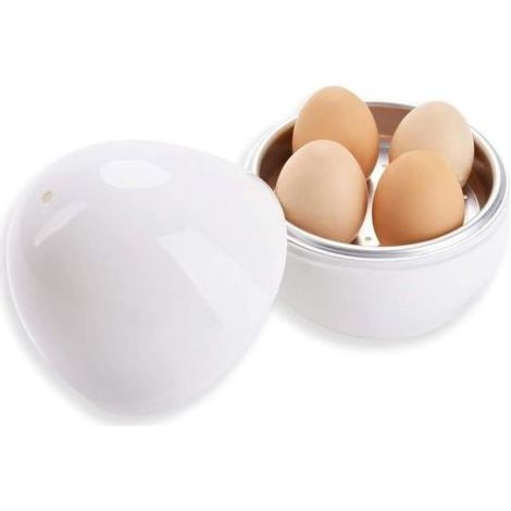 Cuit oeuf Micro Onde Cuiseur à oeufs Egg Boiler Cooker Microwave Rapide Cuit-œuf 4 oeufes pour cuisson au micro-ondes de cuiseur (1/5)