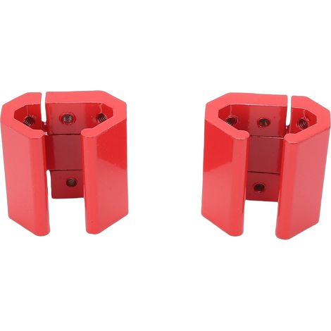Clip d'angle de rail compatible avec le rail latéral de la boîte à outils Packout System, adaptateur universel, fixations rouges (1/5)