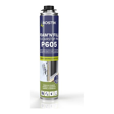 Mousse PU P605 Foam'n'fill Flex Airstop Pro B3 Bostik (1/3)