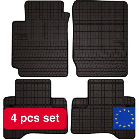 Tapis de sol pour voiture, en caoutchouc, sur mesure pour Suzuki Grand Vitara II, noir (1/5)