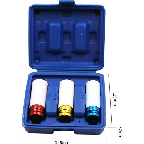 Ahlsen stücke 1/2 Farben Pneumatische Reifen Schutzhülle Pneumatische Hülse Auto Reparatur Hardware Werkzeuge Air Gun Hülse (1/4)