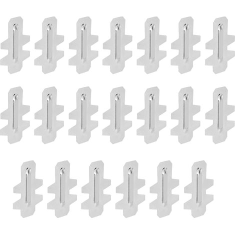 Lot de 20 crochets de porte en acier inoxydable pour cage à lapins - Accessoires de quincaillerie pour cage et équipement d'élevage (1/5)