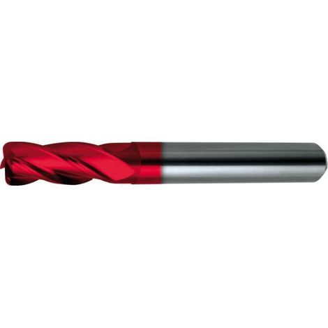Fresa en larga duración din6527vhm cola de fuego ha z4 16/2 mm gühring