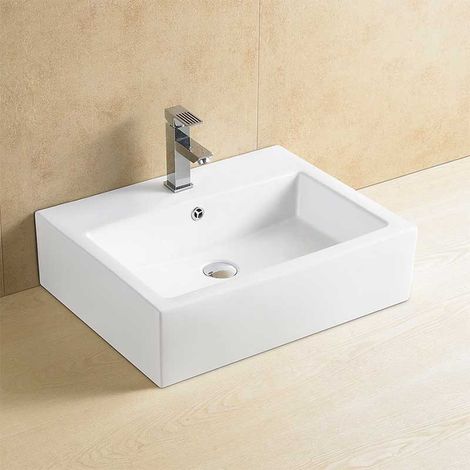 Lavabo d'Appoggio Rettangolare 9688 - 57x45,5 cm - h15 cm - GME (1/2)