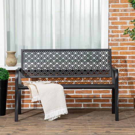 seduta sedia 127x63x83 2 posti schienale floreale HAVRYA (1/5)