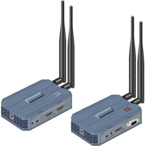 Émetteur-récepteur vidéo sans fil 4K 30 Hz compatible HDMI, portée de 250 m, pour appareils photo reflex numériques et caméras de jeu. (1/5)