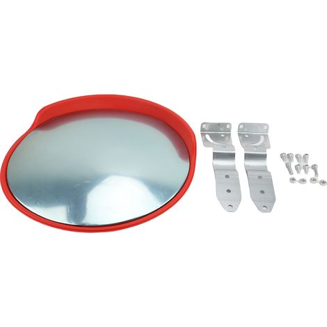 GARRYFIZH Miroir convexe 18 pouces angle mort sécurité parking garage poteau 60-72mm (1/2)