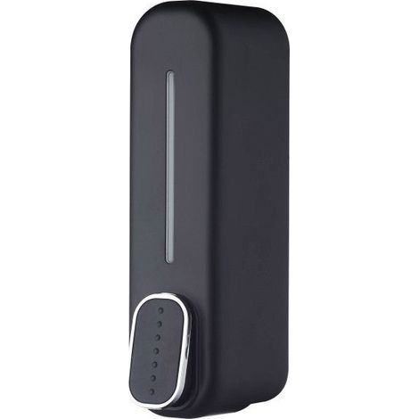Dispensador de jabón colgante G4 de 350 ml, color negro
