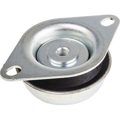 RS PRO M12 Ø 130mm capacité 290kg en Caoutchouc naturel ( Prix pour 1 ) (1/2)