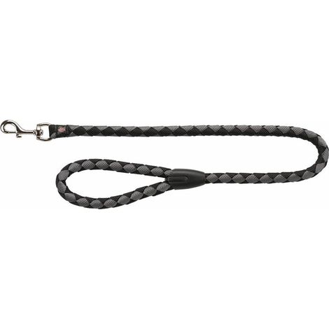 Correa para Perro Trixie Negro Plateado 1 m L/XL