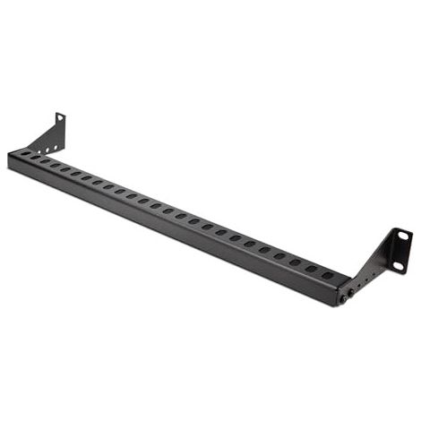 StarTech.com 1HE Rack Kabelführung mit Einstellbarer Tiefe, Kabelführungsbügel für Organisiertes 19 Zoll Rack/Serverschrank, Horizontale Rack Kabelmanagement für Patch Panels/Switches/PDUs, Lacing Bar