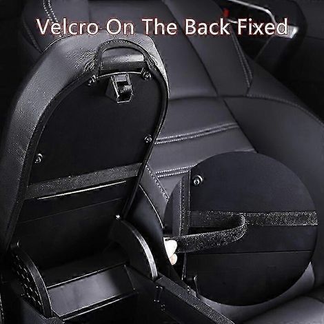 Revêtement intérieur en cuir microfibre noir pour le couvercle de l'accoudoir central, compatible avec les modèles RAV4 2020, 2021 et 2022. (1/4)