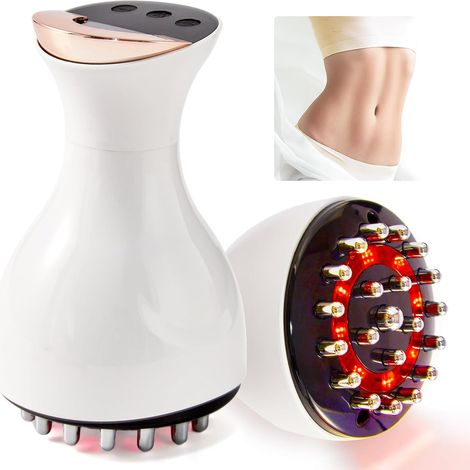 Massageur de drainage lymphatique et outil de massage anti-cellulite, pour les jambes, les bras et le ventre, le corps, avec microcourant, chaleur légère et vibration (1/5)