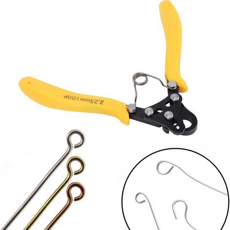 Pince à boucler en une étape – Créez et coupez des boucles régulières de 2,25 mm pour la création de bijoux. À utiliser avec du fil de 18 à 26 AWG. (1/5)