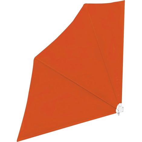 Tenda da sole a rullo tenda da sole laterale retrattile schermo di protezione per la privacy per patio giardino terrazza balcone schermo di protezione visiva 140 x 140 cm terracotta 020007061