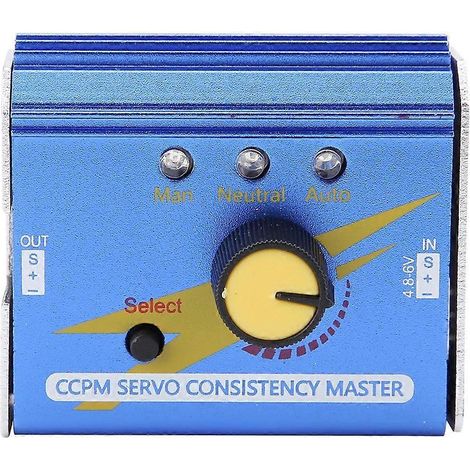 3-Kanal-ESC-Servotester CCPM Konsistenz-Master-Prüfer Tester für RC-Flugzeuge, Hubschrauber und Autos