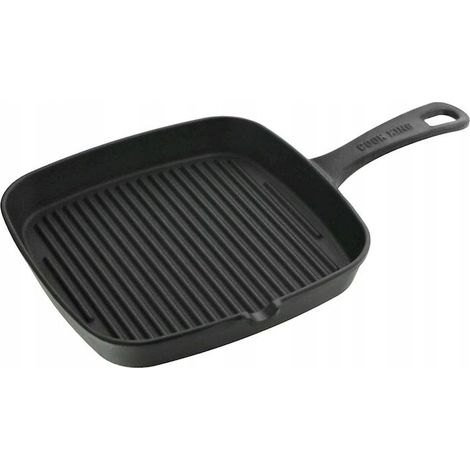 PARRILLA DE HIERRO FUNDIDO DE 23 CM PARA USO RESISTENTE (1/3)