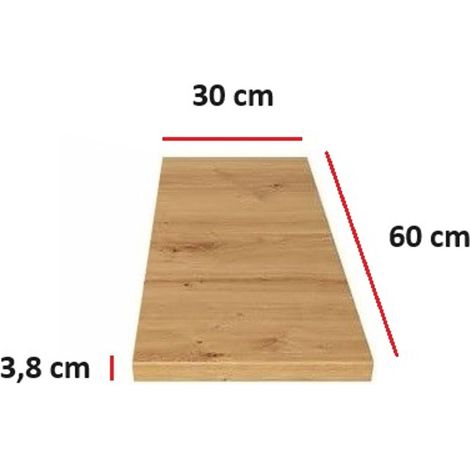 Küchen Arbeitsplatte 30 cm 38 mm Küchenzeile Küchenblock Eiche Artisan EKO STILO (1/3)