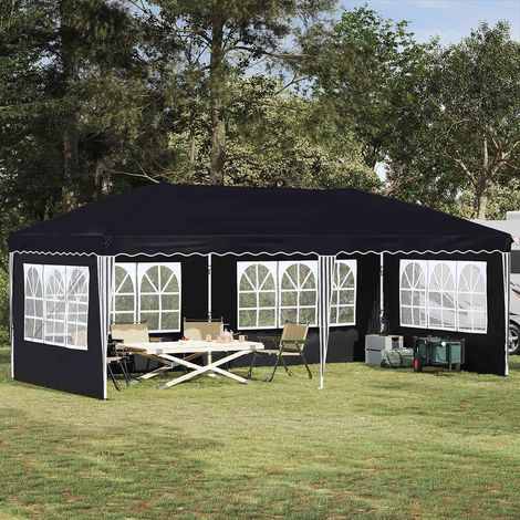 Teenpull – Pop-up Partyzelt 575 x 289 x 245 cm Antrazit (1/5)