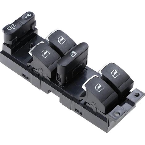 Interruptor de elevalunas eléctrico del lado del conductor, regulador de elevalunas eléctrico para VW Golf GTI Mk4 Passat B5 1998-2005 3Bd959857 (1/4)